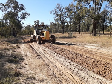 Grading Bakers Creek