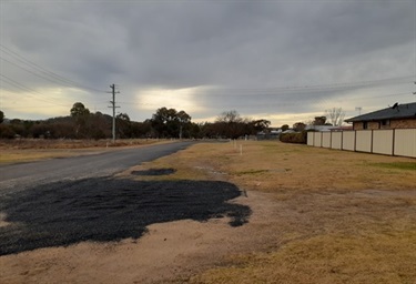 Roman Street - Dumaresq Street intersection set out.jpg